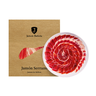 西班牙进口火腿 珍藏级塞拉诺火腿后腿切片50g开袋即食生吃火腿片