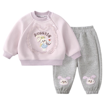 女童套装春秋季2025新款洋气儿童