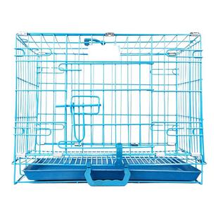 加粗加密狗笼子折叠便携组装家用繁殖带厕所泰迪比熊宠物猫笼鸡笼