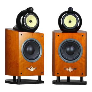 班龙发烧级高保真8寸低音鹦鹉螺音响三分频书架无源hifi音箱高端