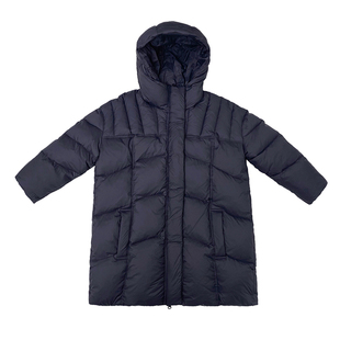 女童羽绒服2025冬季新款中大童女孩白鸭绒外套中长款保暖龟背上衣