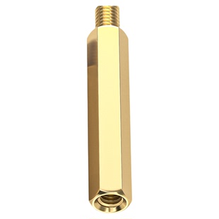 M2M2.5M3mm六角铜柱单头铜螺柱机箱主板螺丝柱隔离柱电路板接线柱