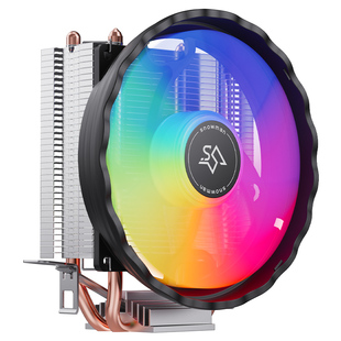 冰曼X200风冷CPU散热器2铜管静音1151英特尔1150台式机X99电脑AMD