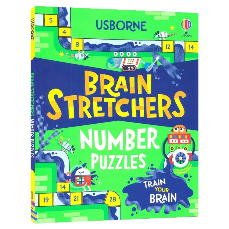 Usborne Brain Stretchers Number Puzzles 脑力挑战 数字谜题 脑力训练 儿童思维训练 脑力开窍 英文原版进口图书