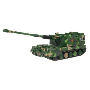 1:24特尔博155榴弹炮模型合金履带式自行火炮加榴炮军事装甲车