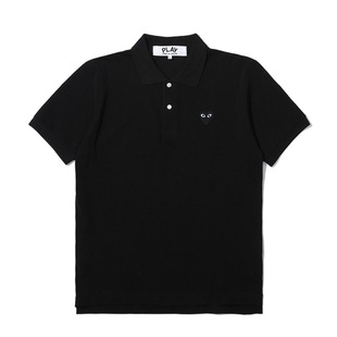 IT CDG PLAY COMME des GARÇONS川久保玲男装短袖polo衫爱心刺绣