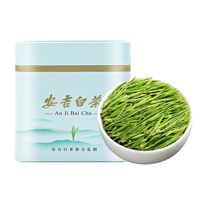 安吉白茶2026新茶 茶叶绿茶自己喝 明前春茶礼盒装官方旗舰店正品