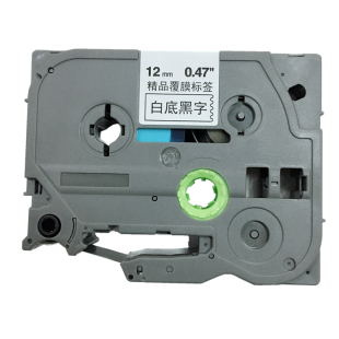 适用兄弟标签机色带12mm9 18 24 PT-D210 E100 18RZ D450打印贴纸