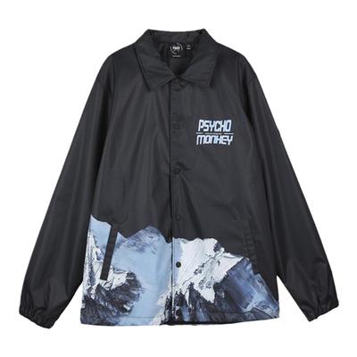 pcmy国潮雪山春季新款教练夹克