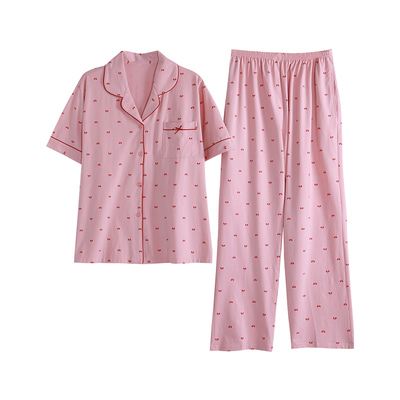 古今女士春夏透气家居服套装