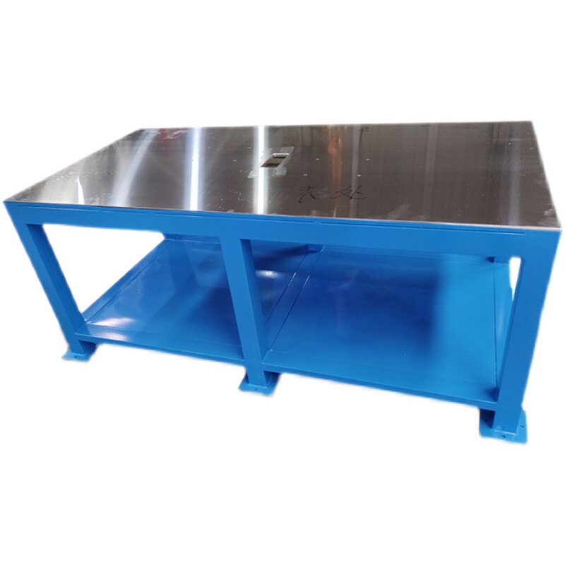 重型钳工工作台钢板模具维修桌飞模台虎钳模具装配操作台可定制