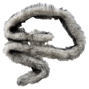 柳吴伟亚文化毛茸茸腰带高级感打结毛绒皮带女款配牛仔裤配饰跳舞