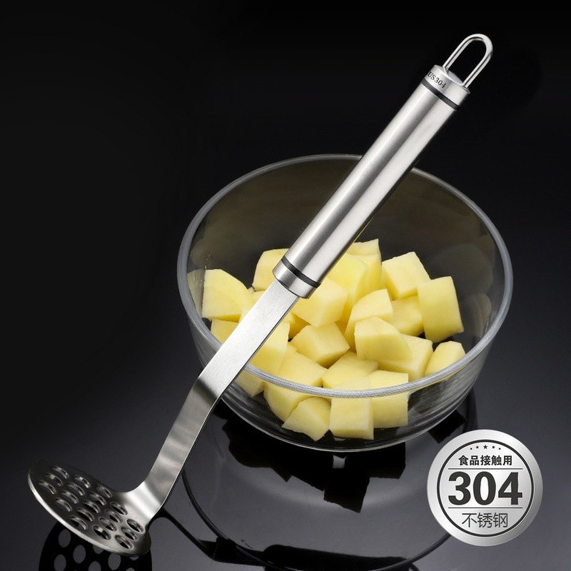 新品 土豆泥压泥器神器 304不锈钢婴儿宝宝辅食压薯泥工具捣碎器