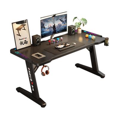 傲雨实木电脑桌碳纤维台式电竞桌