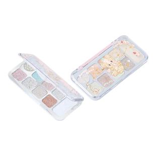 JILLLEEN幻彩九色眼影全能小熊盘闪光丝绒哑光日常百搭珠光大地色