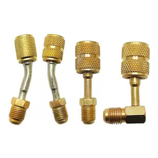 空调加氟R22转R410转换头公英制转接头R32雪种加氟安全阀工具配件