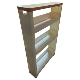 10cm10厘米厨房窄缝收纳柜冰箱缝隙极窄夹缝置物架侧面窄柜窄架