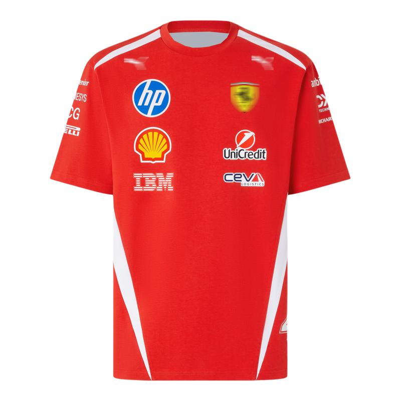 F1汉密尔顿同款法拉利短袖T恤