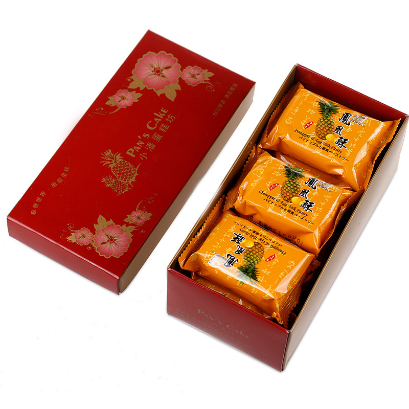 台湾人气美食 小潘单颗独立包装凤黄酥10/12只装凤梨加蛋黄