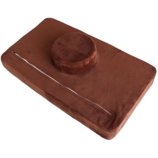 美容床枕头美容院专用防塌美睫按摩头枕带圆柱长方形小枕头垫枕芯