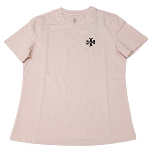 2025早春新款粉色短袖T恤女款宽松显瘦百搭上衣时尚气质通勤上衣