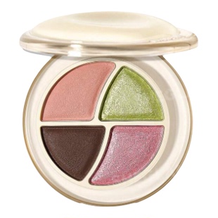 日本采购sheglam四色圆形眼影卧蚕盘粉棕烟熏妆水泥大地色3.9g