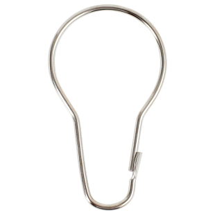 304不锈钢浴帘挂钩环 金属葫芦环窗帘开口圈配件活扣挂钩环吊环