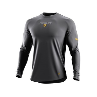 Monster Guardians 极点科技系列85G超轻吸湿排汗训练运动长袖男