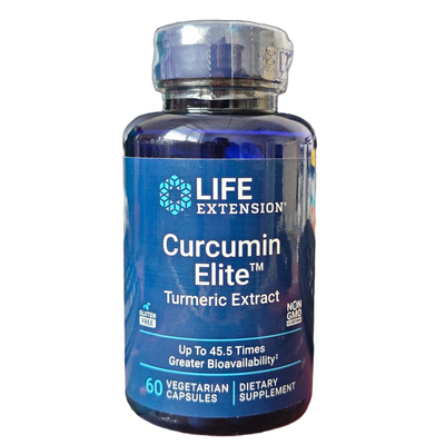 现货美国Life Extension高级姜黄素提取物素食胶囊高吸收率60粒