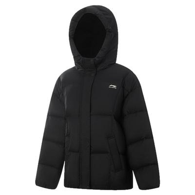 李宁女孩防泼水羽绒服