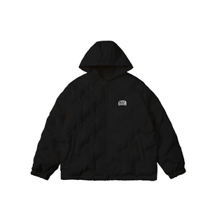 RickyisClown北极星压印连帽羽绒服男冬季加厚情侣宽松保暖外套女