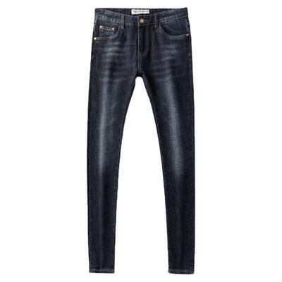 高端轻奢修身小脚牛仔裤男秋冬款