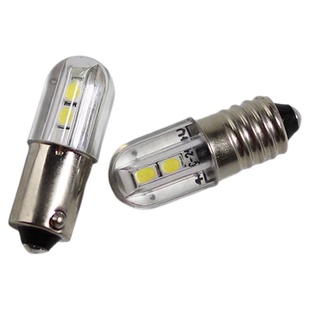 E10螺口E12BA9S卡口LED灯泡指示灯设备信号汽车灯仪表灯6V12V24V