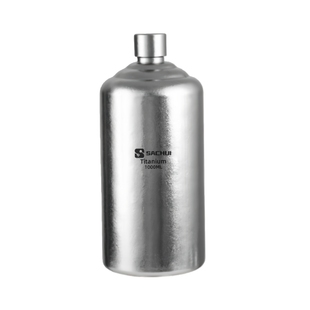 纯钛白酒壶旅行便携式酒壶钛金属户外小酒壶露营徒步大容量空酒瓶