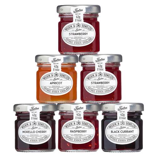 Tiptree缇树草莓蓝莓0脂果酱夹面包早餐涂抹吐司樱桃酱原装进口