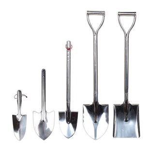 铁锹铲子不锈钢农用挖土种菜松土园艺种花野菜家用农工具赶海神器