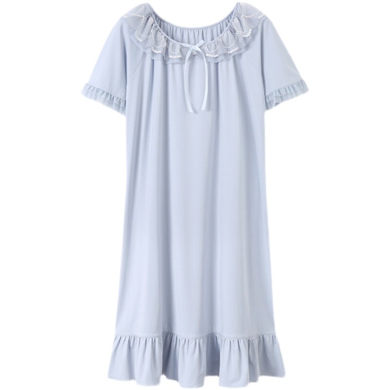 莫代尔纯棉宽松韩版家居服奢华