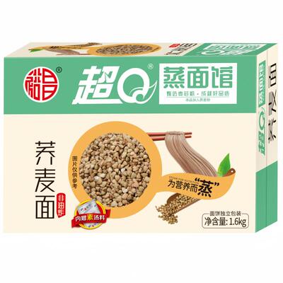 超Q荞麦面箱装含汤料快煮口感超Q