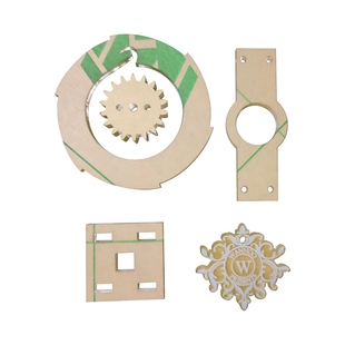 亚克力板定制切割加工激光雕刻折弯LU型透明有机玻璃展架PMMA