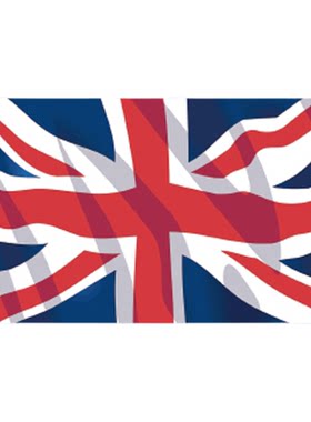 TLP反光车贴 英国国旗米字旗飘扬mini世界杯行李箱电脑机箱贴墙贴