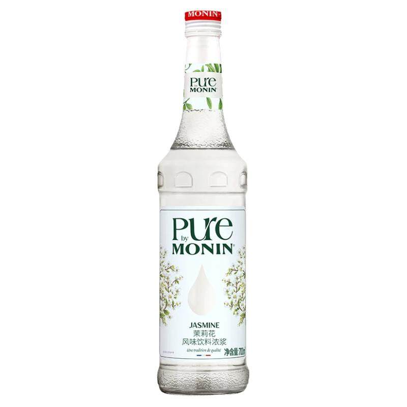 【无糖】莫林MONIN茉莉花风味浓浆pure系列700ml咖啡鸡尾酒果汁