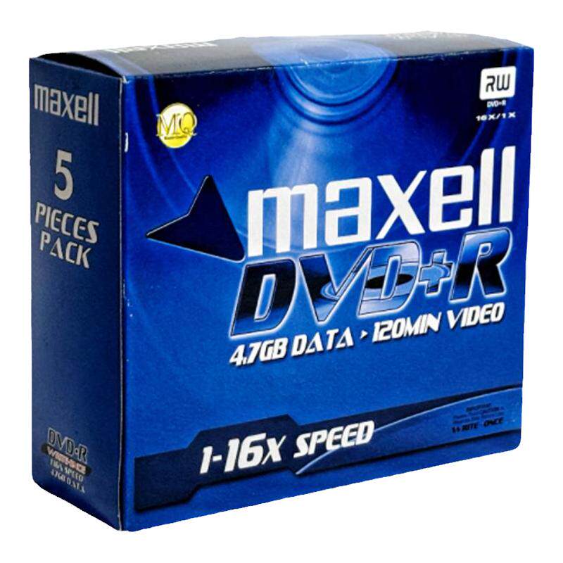 麦克赛尔dvd光盘4.7G单片刻录盘空白DVD光盘16速一次性刻录碟空盘