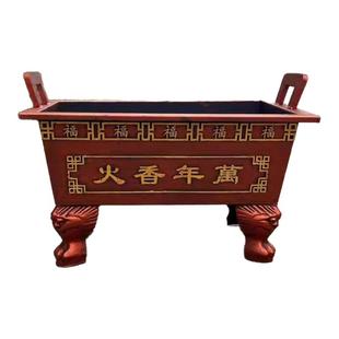 定制寺庙香炉镀锌板铸铁合制炉鼎佛堂祠堂供奉插香点香道观室内外