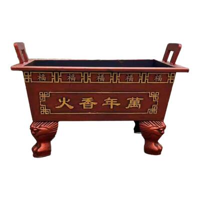 寺庙香炉室内佛祠堂供奉