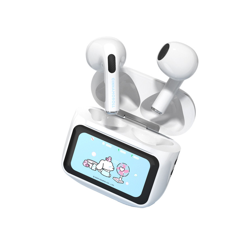 Sanrio/三丽鸥高颜值全彩触控屏5.4蓝牙耳机通话AI降噪学生女生款