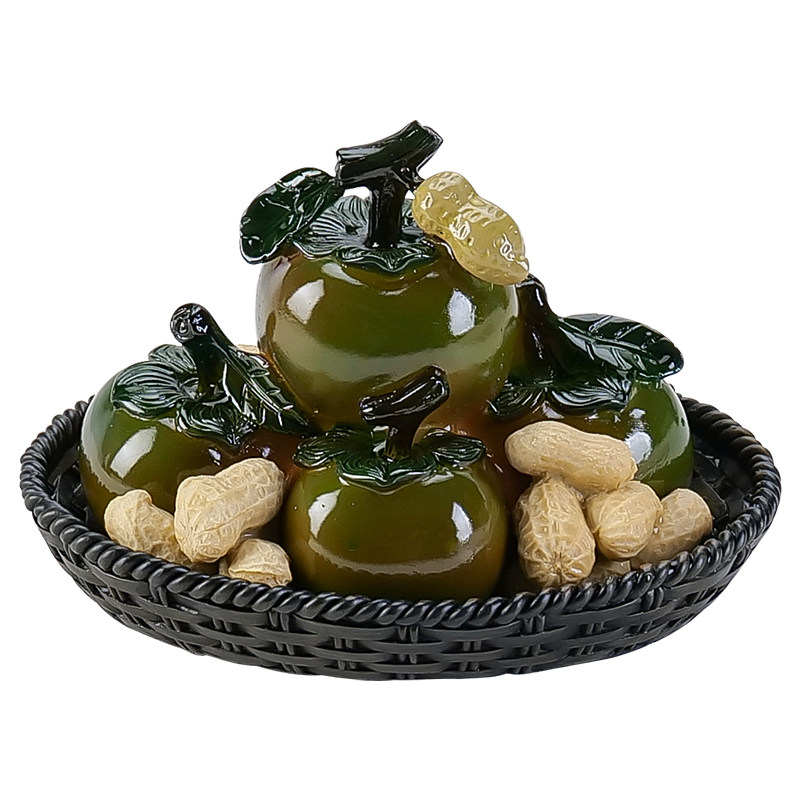 豪跃好事花生柿子变色茶宠摆件