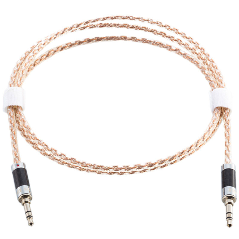 张扬/ZY Cable单晶铜3.5MM立体声对录线AUX加长版 圆声带行货包邮