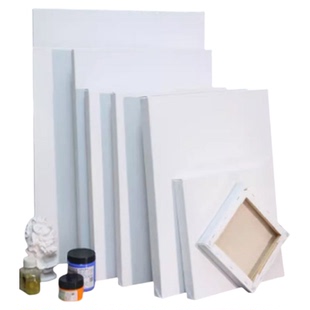 油画框亚麻纯棉带框油画布丙烯油画板批发定做油画布框油画颜料