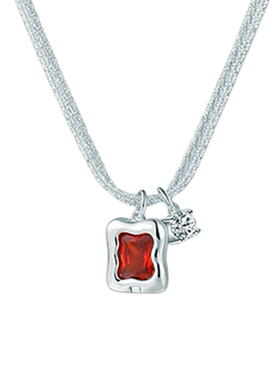 魅芽仙骨锆石个性百搭项链