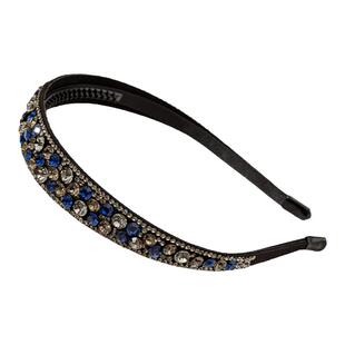 满钻宽边发箍水钻简约洗脸发卡防滑压发头箍网红复古发捆头饰卡子